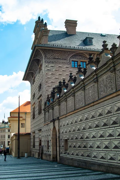 Palacio Schwarzenberg del castillo de Praga, Praga. Checo —  Fotos de Stock