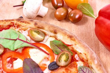 Sebzeli pizza. ruh hali