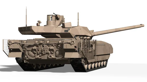 T-14 Tank, Rusya - 9 Mayıs 2015, Moskova, Kızıl Meydan, 3d render illüstrasyon