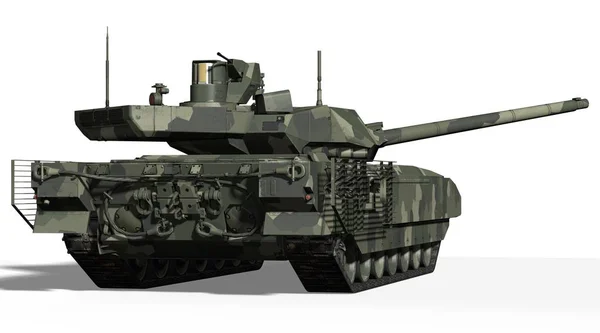 T-14 Tanque, Rusia - 9 de mayo de 2015, Moscú, Plaza Roja, 3d renderizado ilustración — Foto de Stock