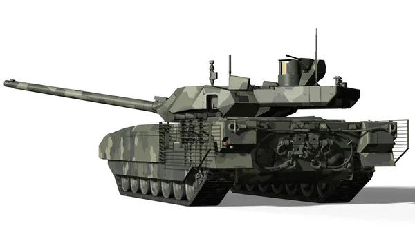 T-14 Tank, Russie - 9 mai 2015, Moscou, Place Rouge, illustration en 3D Photos De Stock Libres De Droits