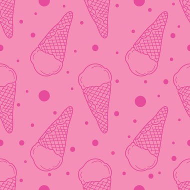 Dondurmalı vektörsüz desen.