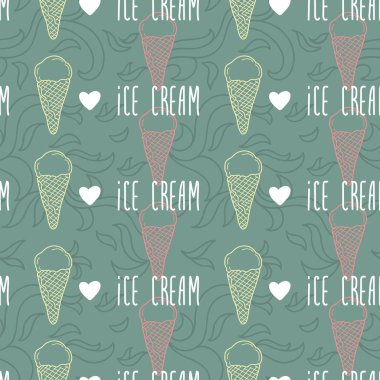 Dondurmalı vektörsüz desen.