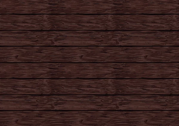 Hintergrund aus braunem Holz. — Stockvektor