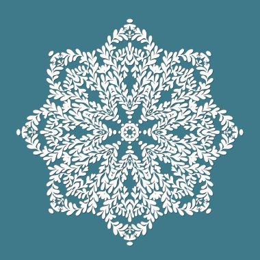 Mavi arkaplanda kar taneleri.