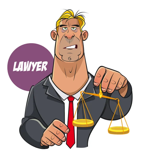Advogado Juiz homens —  Vetores de Stock