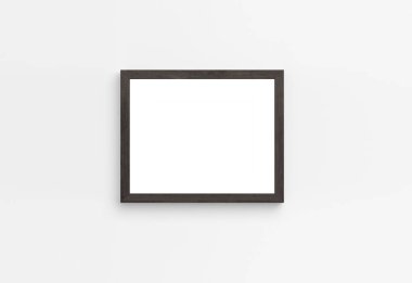 Duvardaki mockup fotoğraf çerçevesi