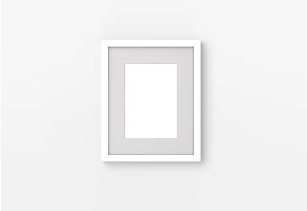 Duvardaki mockup fotoğraf çerçevesi