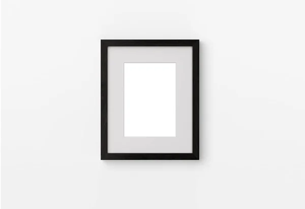 Duvardaki mockup fotoğraf çerçevesi