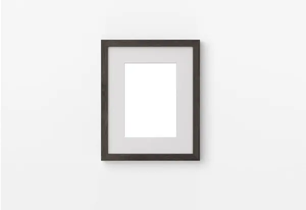 Duvardaki mockup fotoğraf çerçevesi