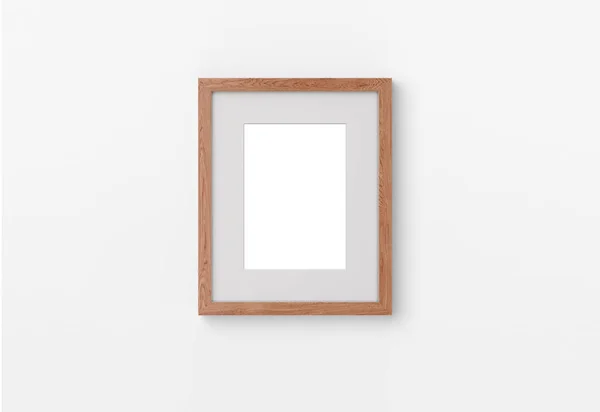 Duvardaki mockup fotoğraf çerçevesi