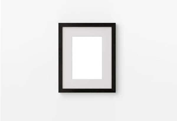 Duvardaki mockup fotoğraf çerçevesi