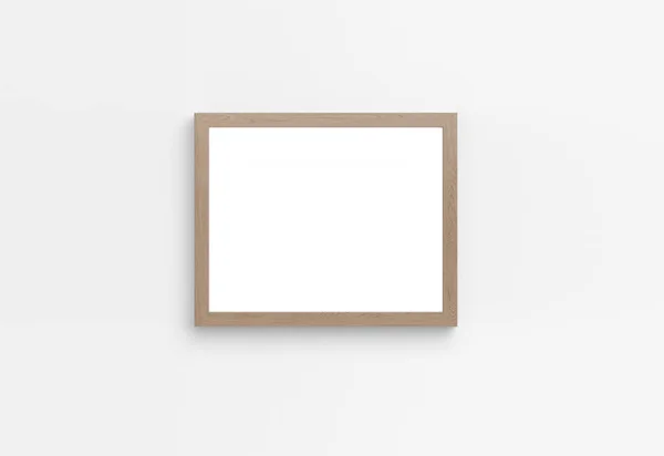 Duvardaki mockup fotoğraf çerçevesi