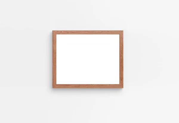 Duvardaki mockup fotoğraf çerçevesi