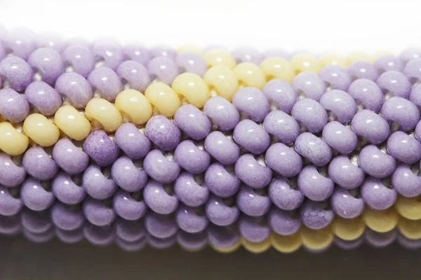 Close up necklace made of beads — Stock Photo, Image