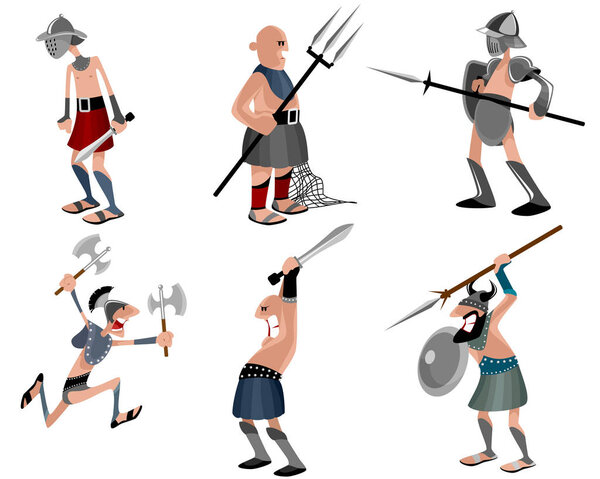 Six gladiators set