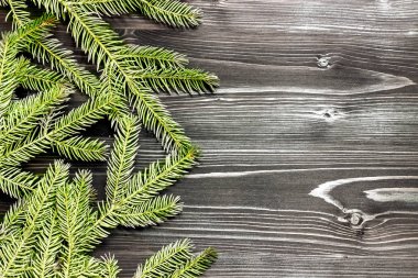 Festival süsleme ve metin - neşeli mutlu yeni yıl için Noel arka plan