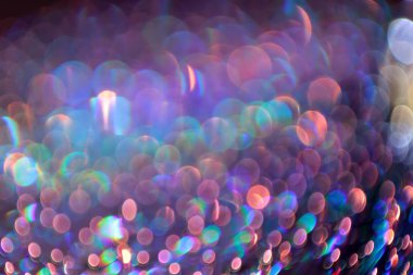 Çok renkli bokeh arka plan sprey su tarafından neden.