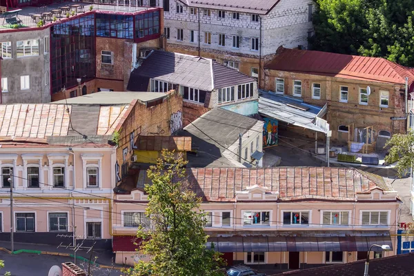 Nizhny Novgorod, Rusya - 12 Ağustos 2017. Nijniy Novgorod eski binalar