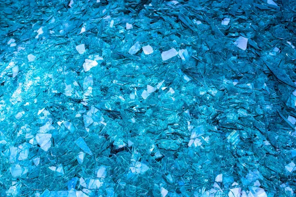 Image von Altglas für das Recycling in der Industrie, Glasscherben recycelt. — Stockfoto