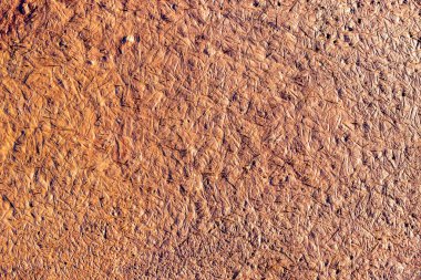 Güneşli bir günde donmuş kilin güzel dokusu