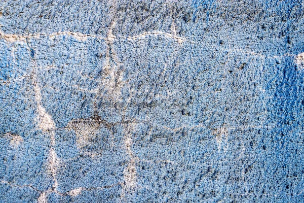 Parede de concreto azul rachado. Contexto abstrato . — Fotografia de Stock