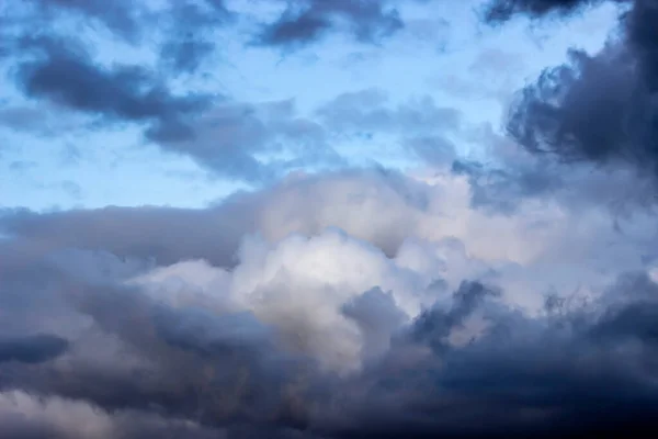 Céu Dramático Com Nuvens Fundo Abstrato Natural — Fotografia de Stock