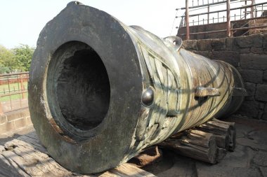 Hindistan Bidzhapur şehir Malik-e-meydan dünyanın en büyük Ortaçağ silah mevcuttur 