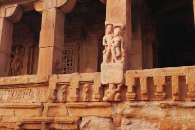 Brahmanical Tapınağı Durga Hindistan Aykhole köy içinde Galeri