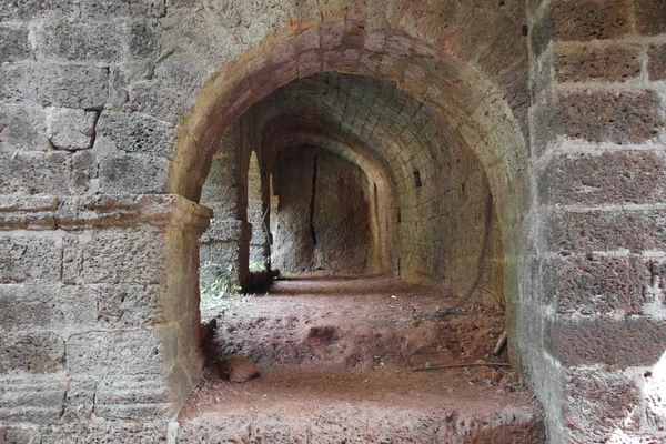 Arco Entrada Antigua Fortaleza Piedra Inaccesible — Foto de Stock