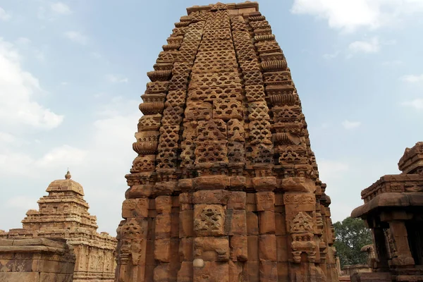 Grupp Templen Staden Pattadakal Indien — Stockfoto