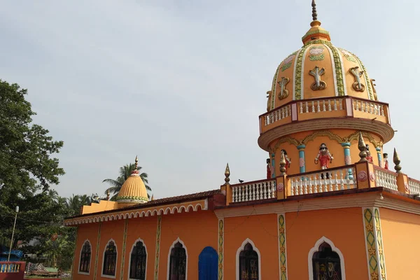 Templo Hindu Brilhante Colorido Com Esculturas — Fotografia de Stock