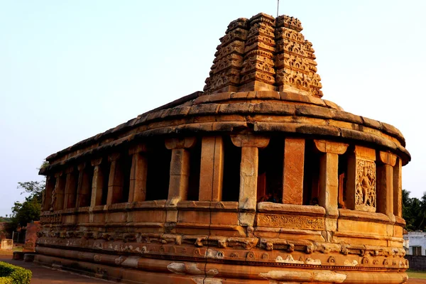 Templo Durgi Asentamiento Aykhole Del Estado Karnataka India —  Fotos de Stock