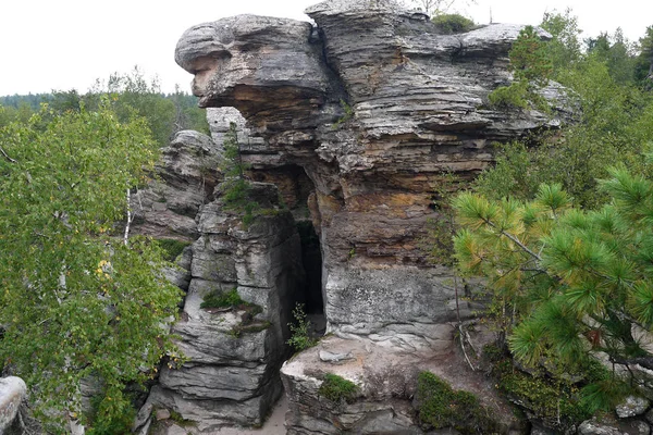 Roccia Tartaruga Nelle Montagne Degli Urali — Foto Stock