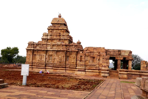 Die Indischen Tempel Von Shiva Dorf Pattadakal Staat Karnataka Indien — Stockfoto