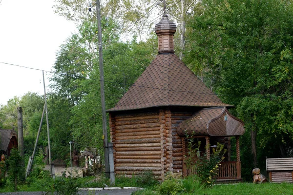 Fából Készült Torony Építészet Ősi Oroszország — Stock Fotó