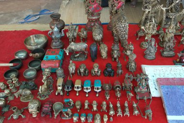 Heykeller ve Budist ve Tibet Tanrıların figurines 