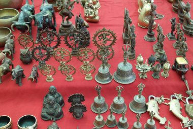 Heykeller ve Budist ve Tibet Tanrıların figurines 