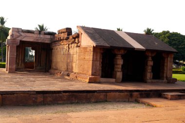 Durga tapınağın yerleşim Hindistan Karnataka eyalet Aykhole ve karmaşık