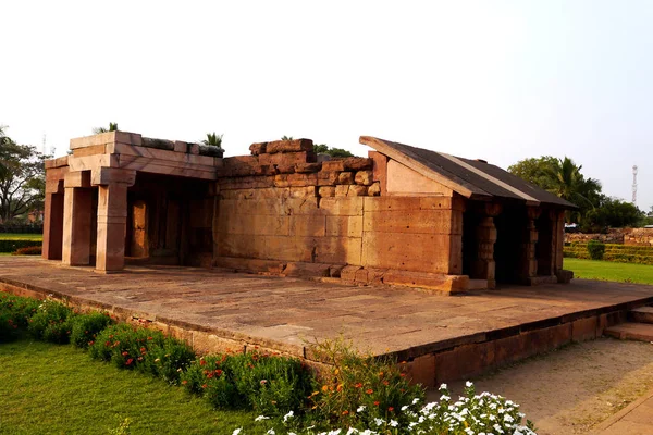 Durga Templomegyüttes Település Aykhole Karnataka Állam India — Stock Fotó