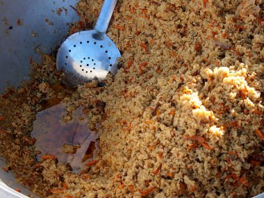 Pik demir bakır etli pilav  