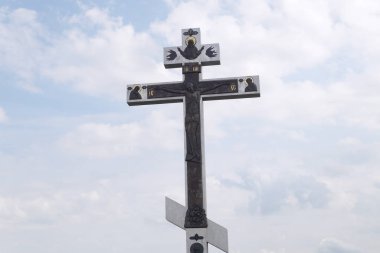 İmparatorluk çapraz gökyüzü arka planı 