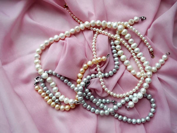 Necklaces Pendants Amulets Made Precious Stones Metals — Stock Photo, Image