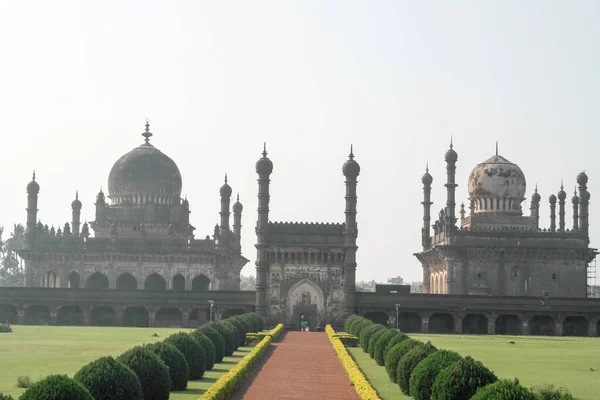 Mezquita Tumba Ibrahim Rauza Bijapur India — Foto de Stock