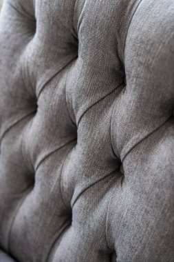 Fotoğraf dokusuna kanepe döşeme yakın çekim.