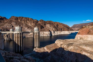 Nevada, ABD 'deki Hoover Barajı manzarası