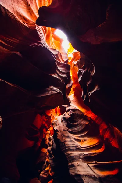 Аппер Антилопа Каньон, Нация Навахо, Аризона, США — стоковое фото