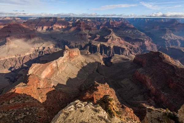 Vista panorámica del amanecer en el Parque Nacional del Gran Cañón, Arizona, EE.UU. —  Fotos de Stock