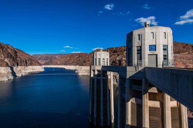 Colorado Nehri Hoover Barajından önce, ABD.