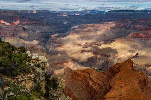 Vista general del Parque Nacional del Gran Cañón en Arizona —  Fotos de Stock